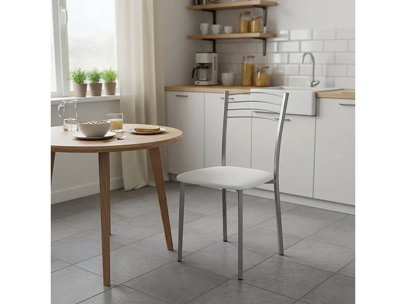 Silla de cocina modelo 20 blanco 85x40x41 cm
