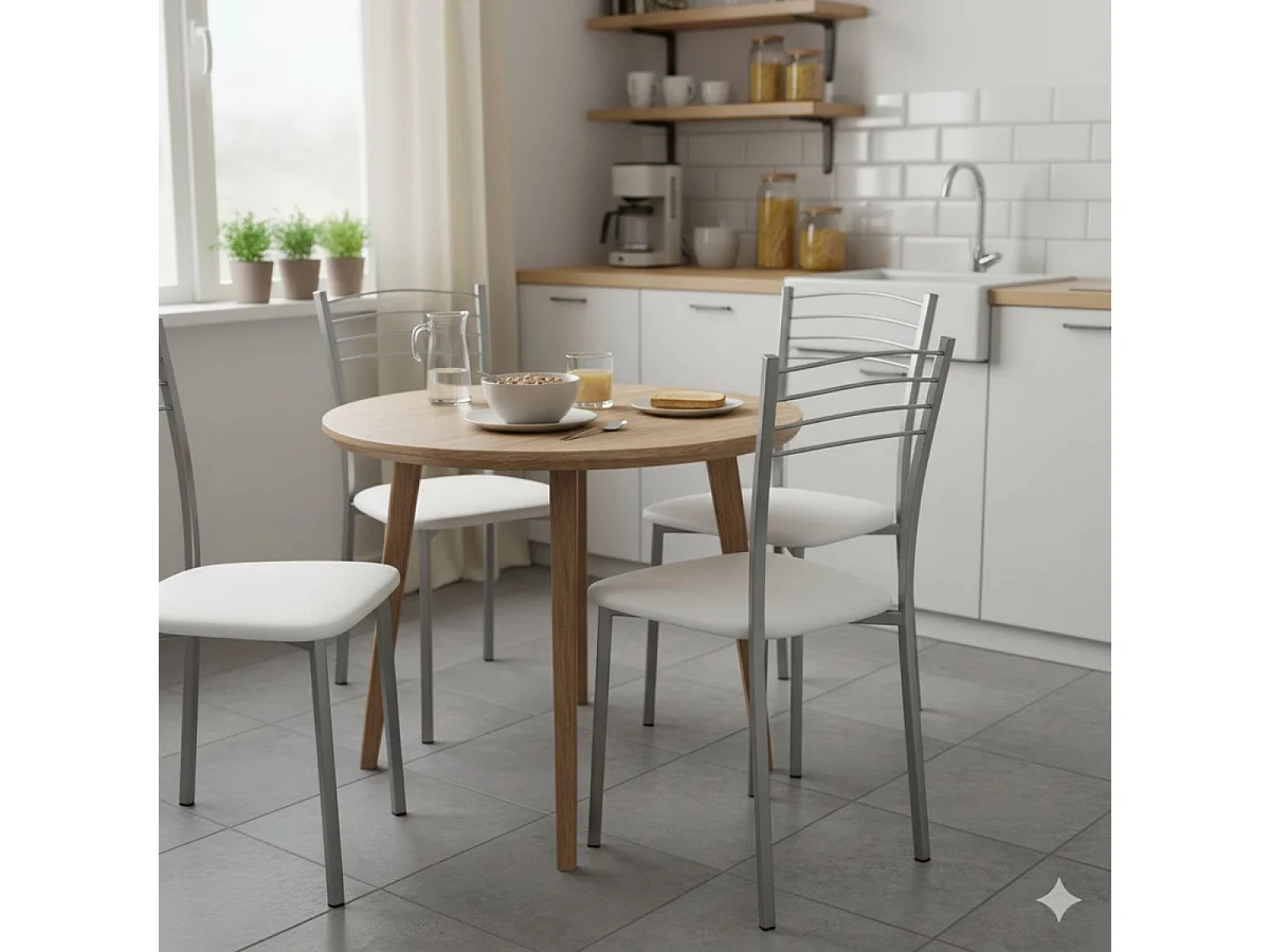 Silla de cocina modelo 20 blanco 85x40x41 cm