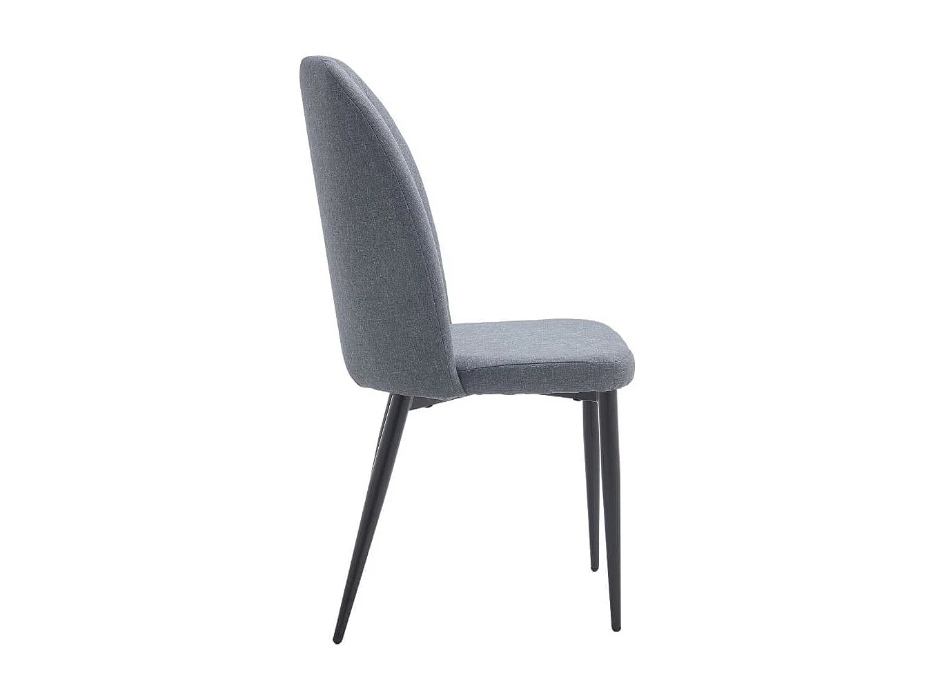 Silla de comedor Rory Deluxe gris 93x48x56 cm