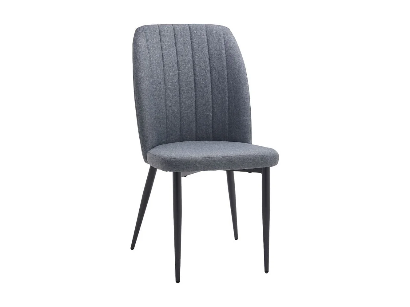 Silla de comedor Rory Deluxe gris 93x48x56 cm