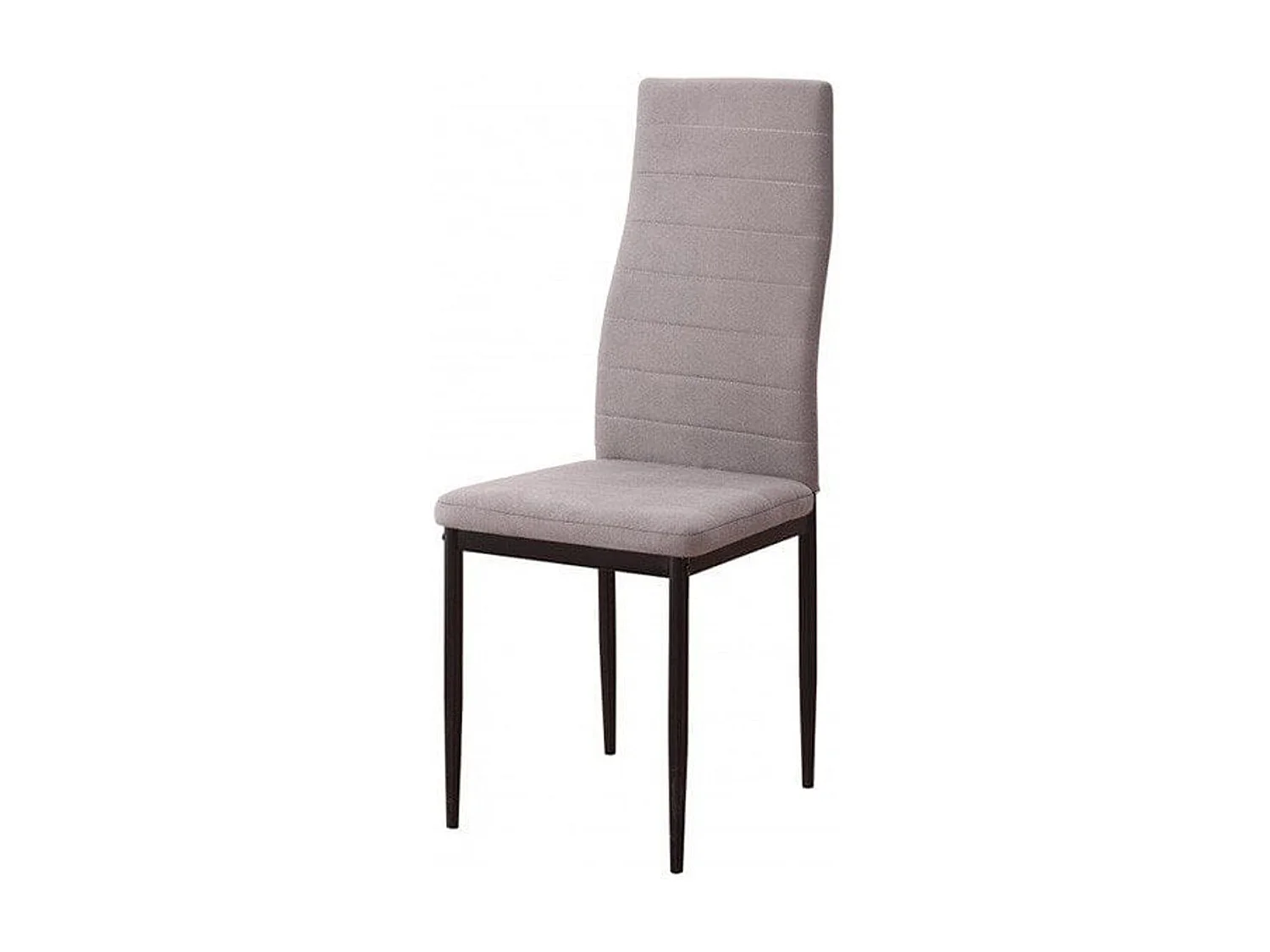 Silla de comedor Yuri tapizado Jarama 1 marengo/negro 96,6x40x39,7 cm