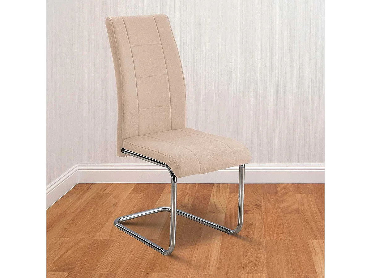 Pack de 4 sillas San beige 99x42,5x52 cm