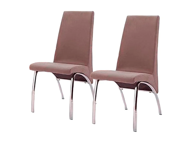 Pack de 2 sillas Aroa tapizado jarama marengo 95x44x51 cm