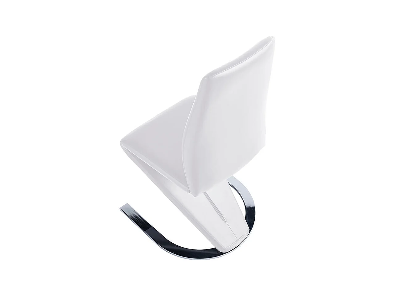 Pack de 2 sillas Qatar tapizadas en tela blanco 96x58x40,5 cm Adec