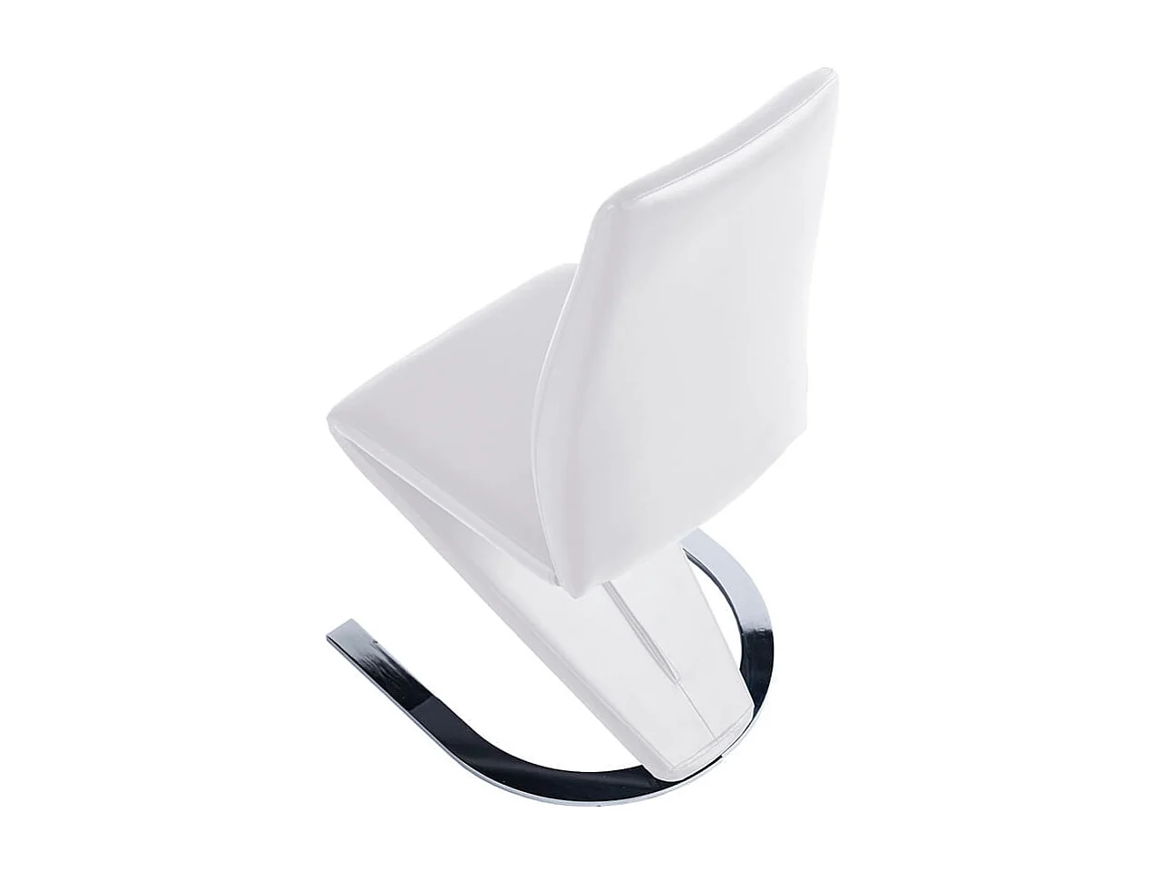 Pack de 2 sillas Qatar tapizadas en tela blanco 96x58x40,5 cm Adec