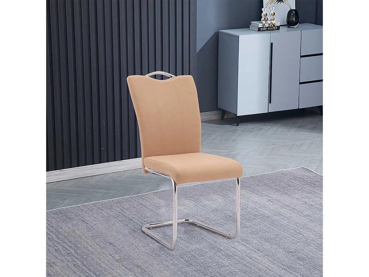 Pack 4 sillas Austria tapizado Jarama beige