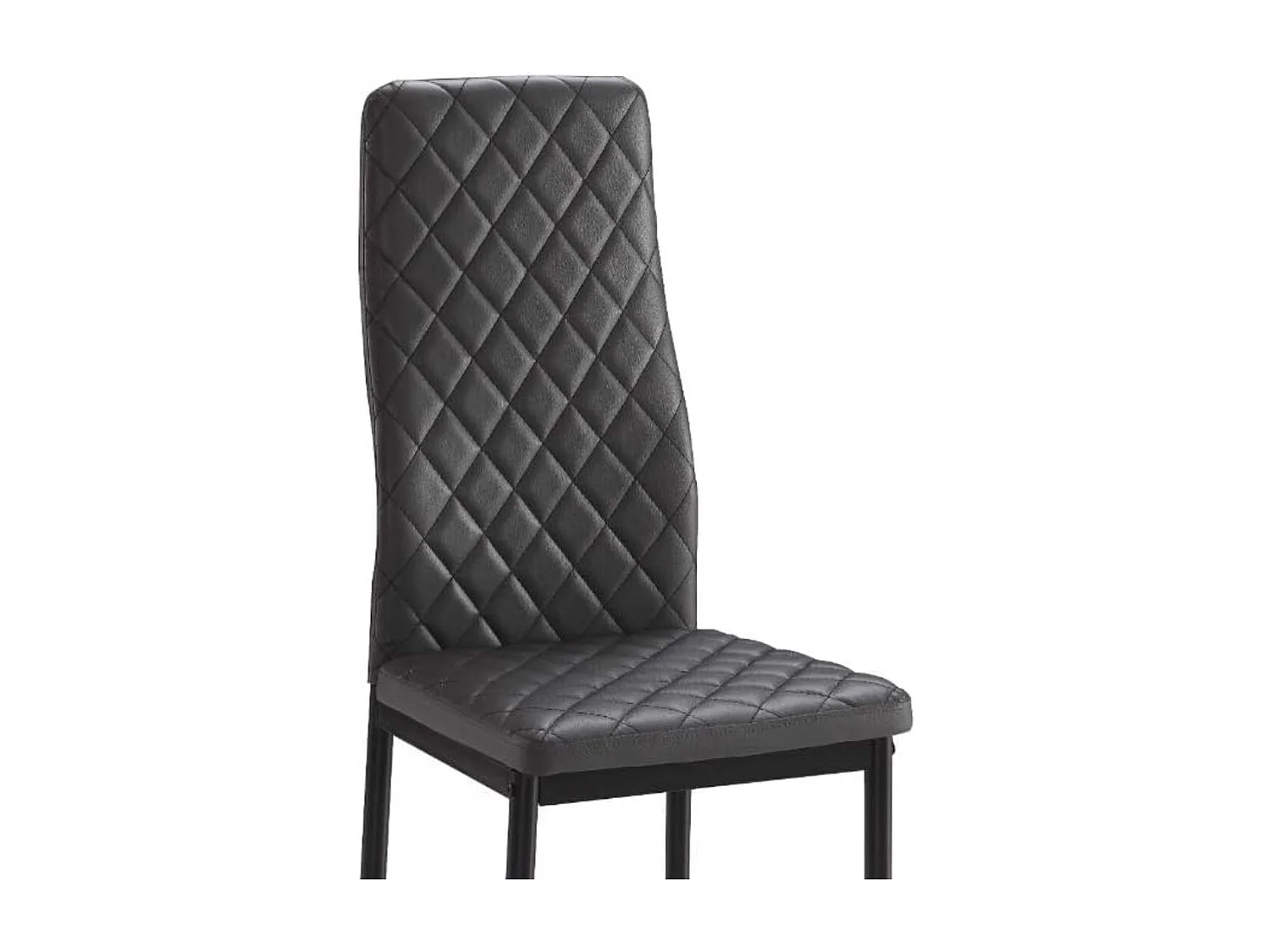 Pack de 6 sillas Mármol gris 96x40,5x49 cm