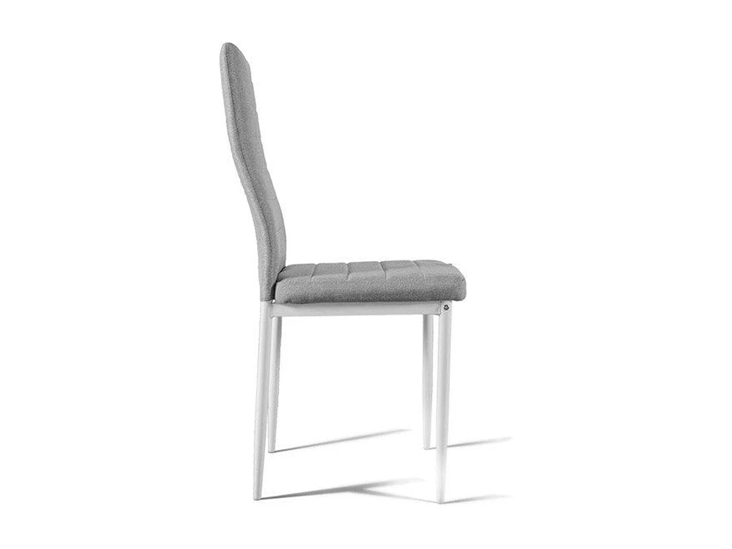 Silla de comedor Yuri tapizado Jarama 1 marengo/blanco 96,6x40x39,7 cm