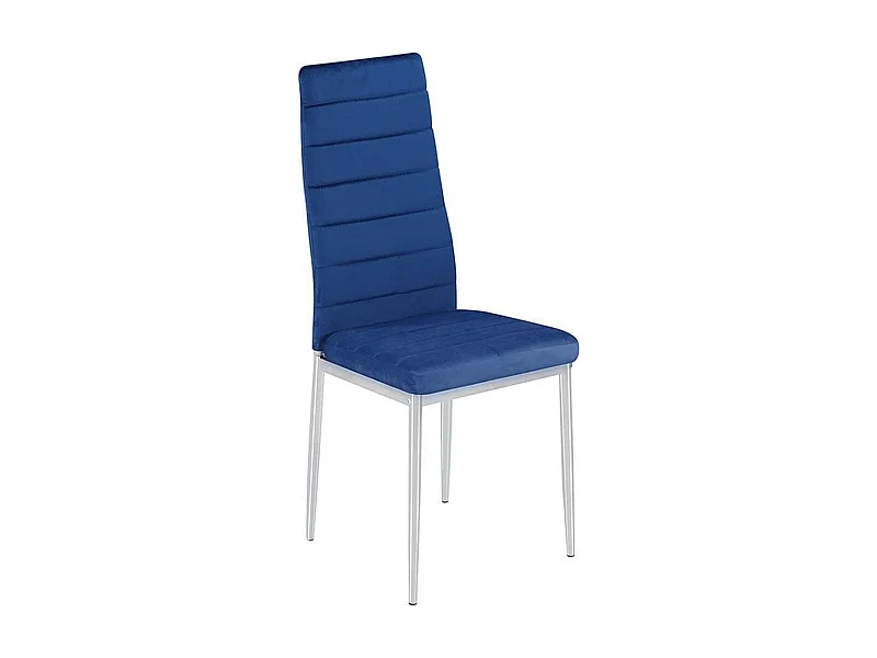 Pack de 4 sillas de comedor Avatar velvet azul 96,6x40x39,7 cm