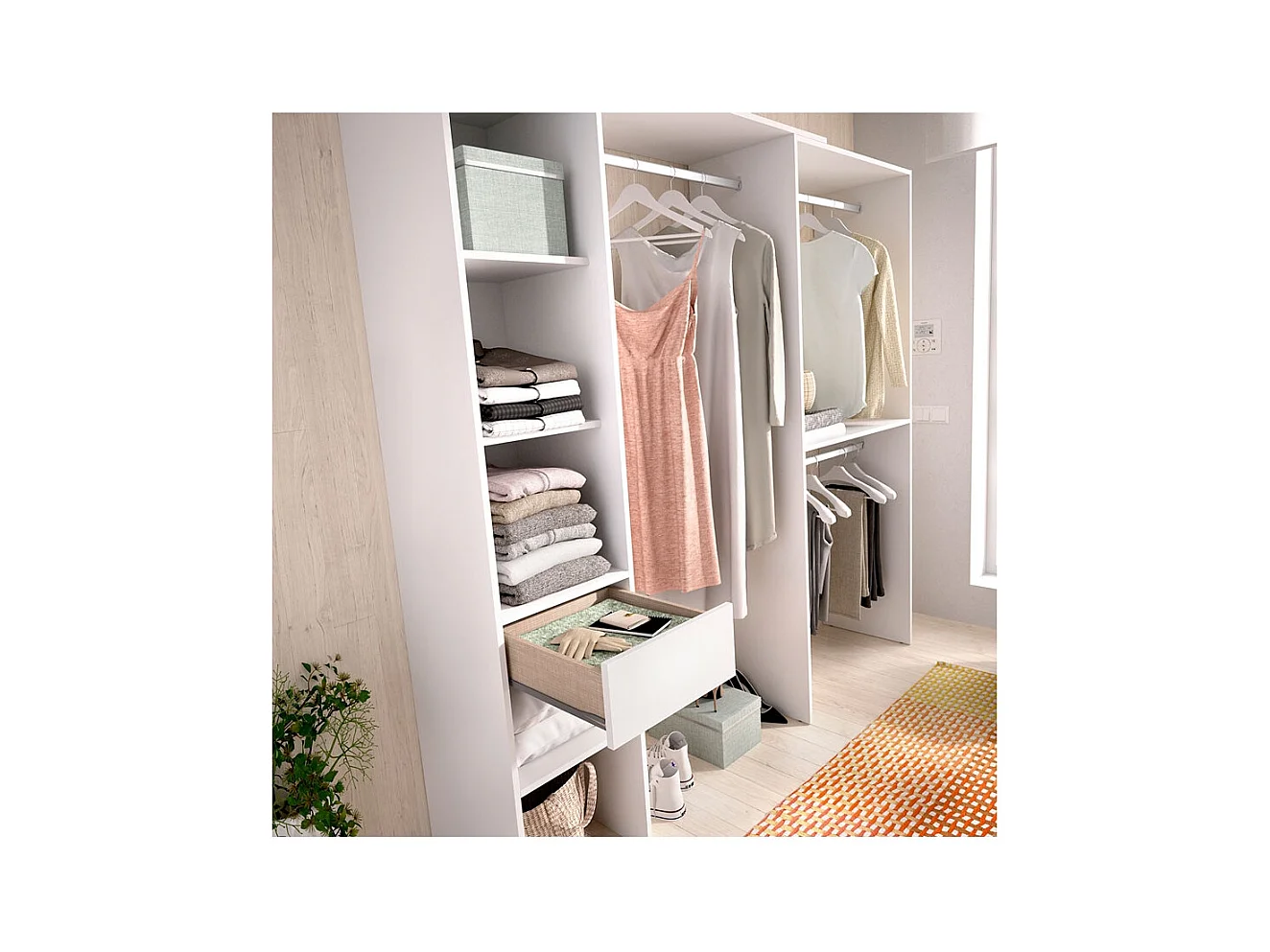 Vestidor Abierto Adaptable Polis