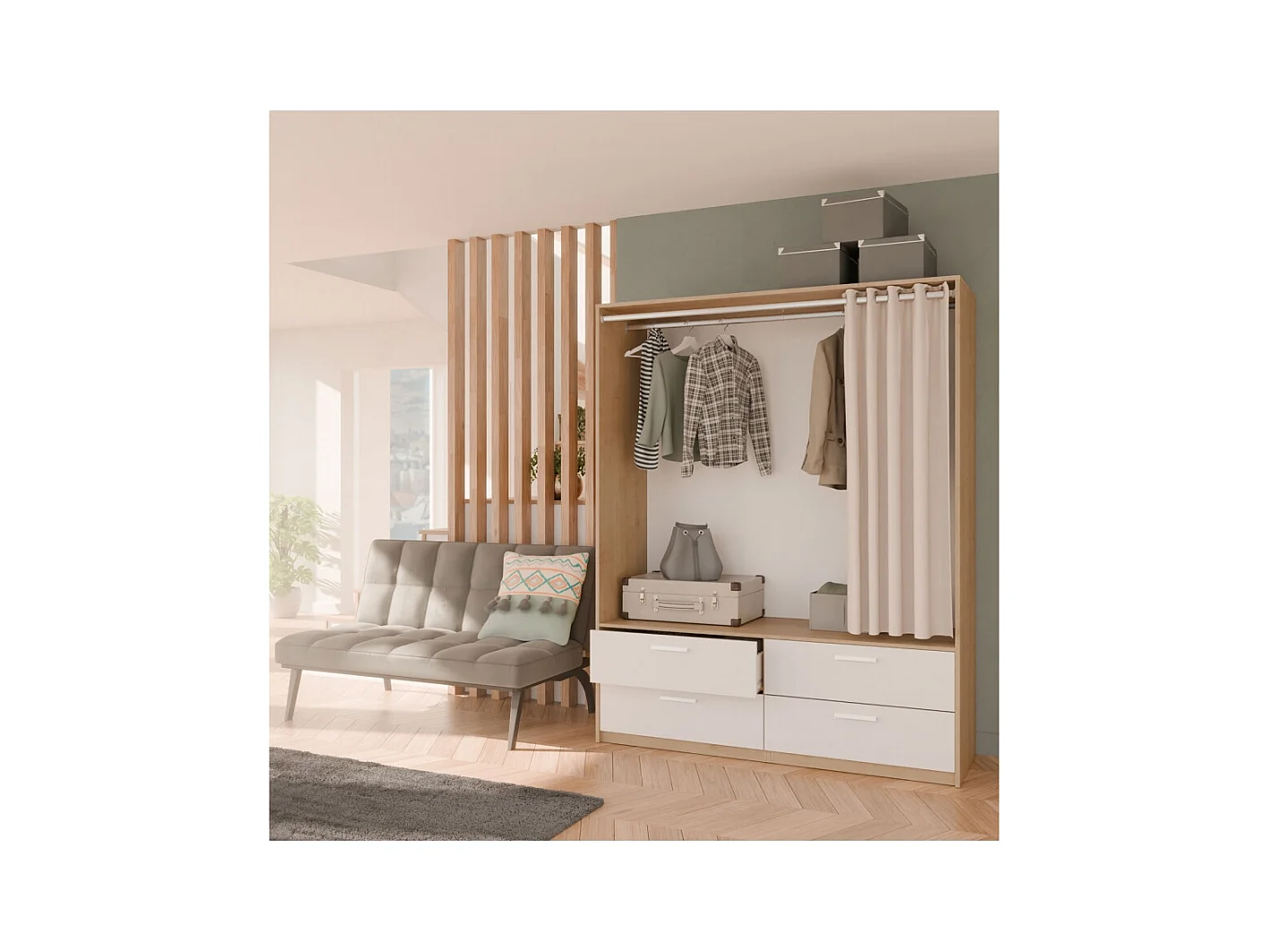 Armario Abierto Con Cajones Terry