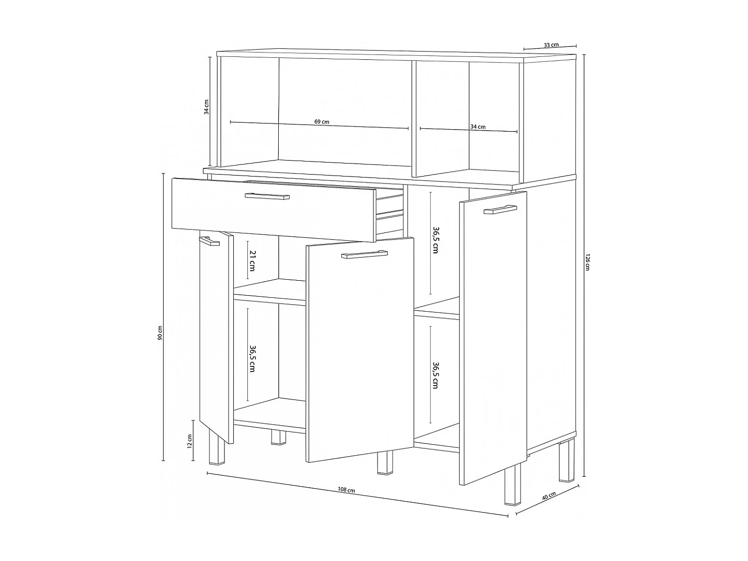 Mueble De Cocina Rubin
