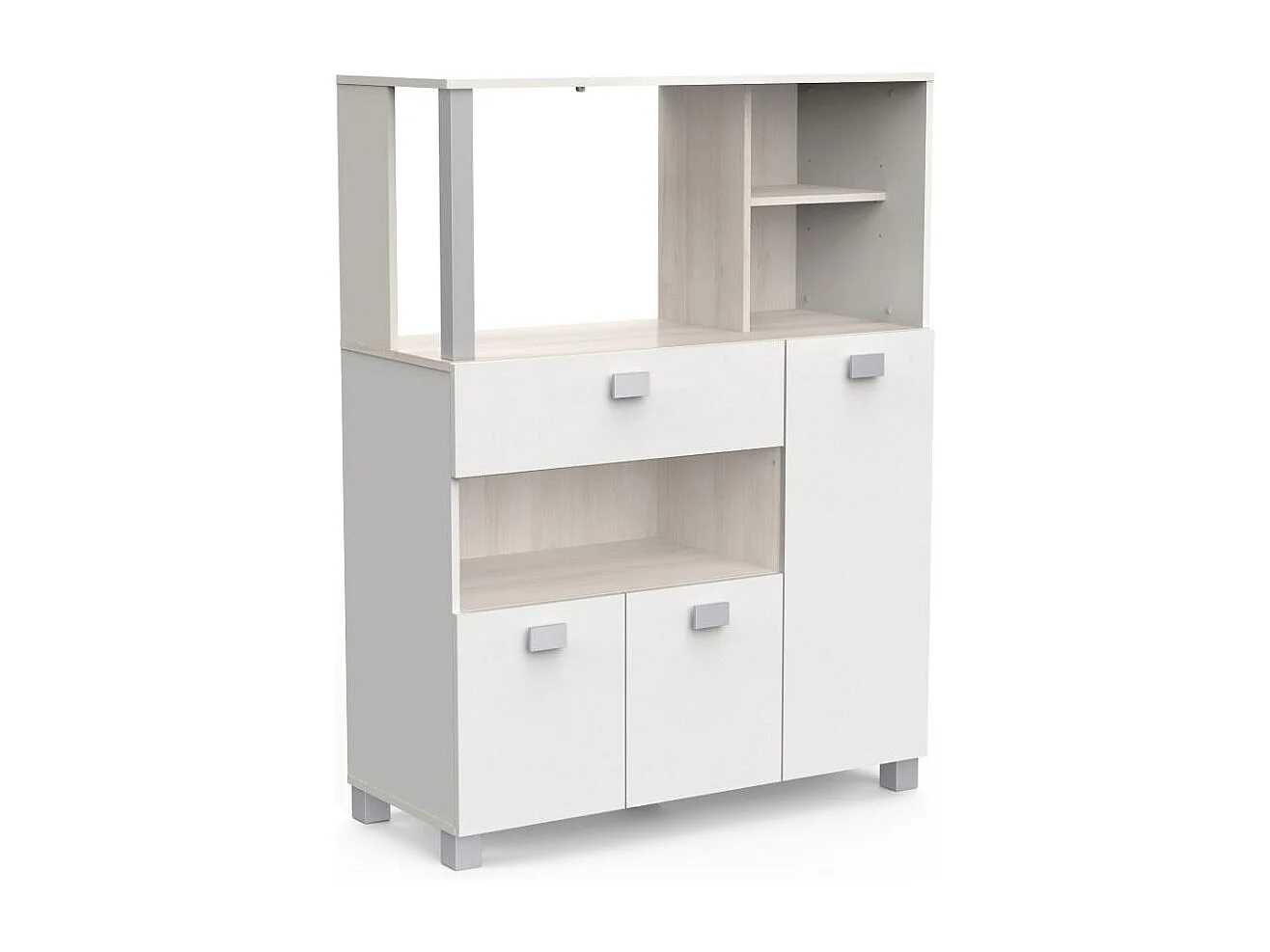 Mueble Despensa De Cocina 3 Puertas 1 Cajon Basil
