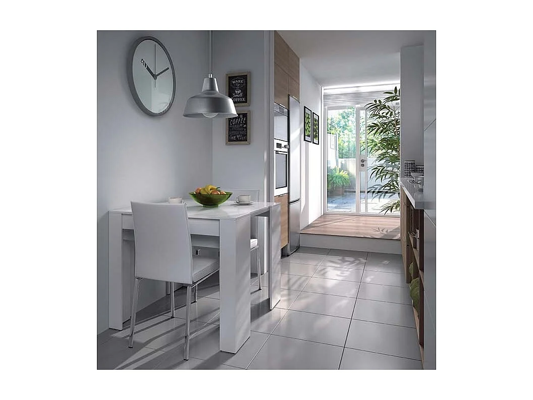 Mesa Extensible Lexa - Blanco