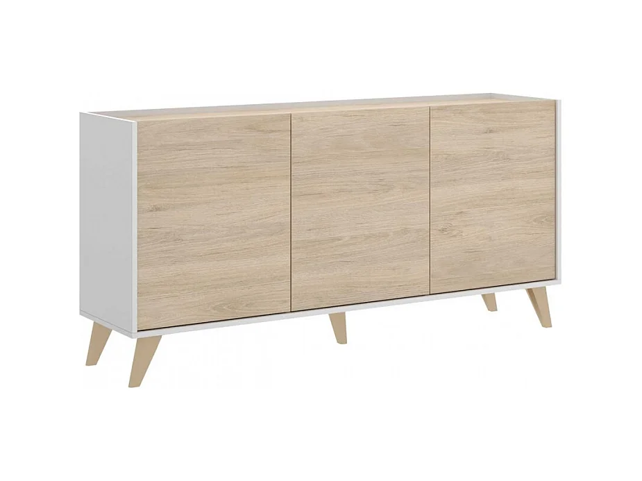 Aparador Vintage Senso - Blanco  / Natural