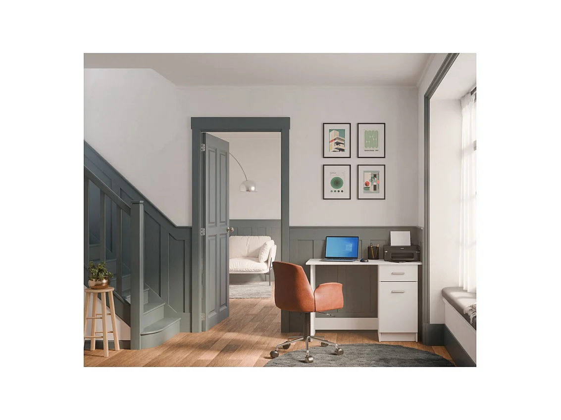 Mesa Com Porta E Gaveta Phi