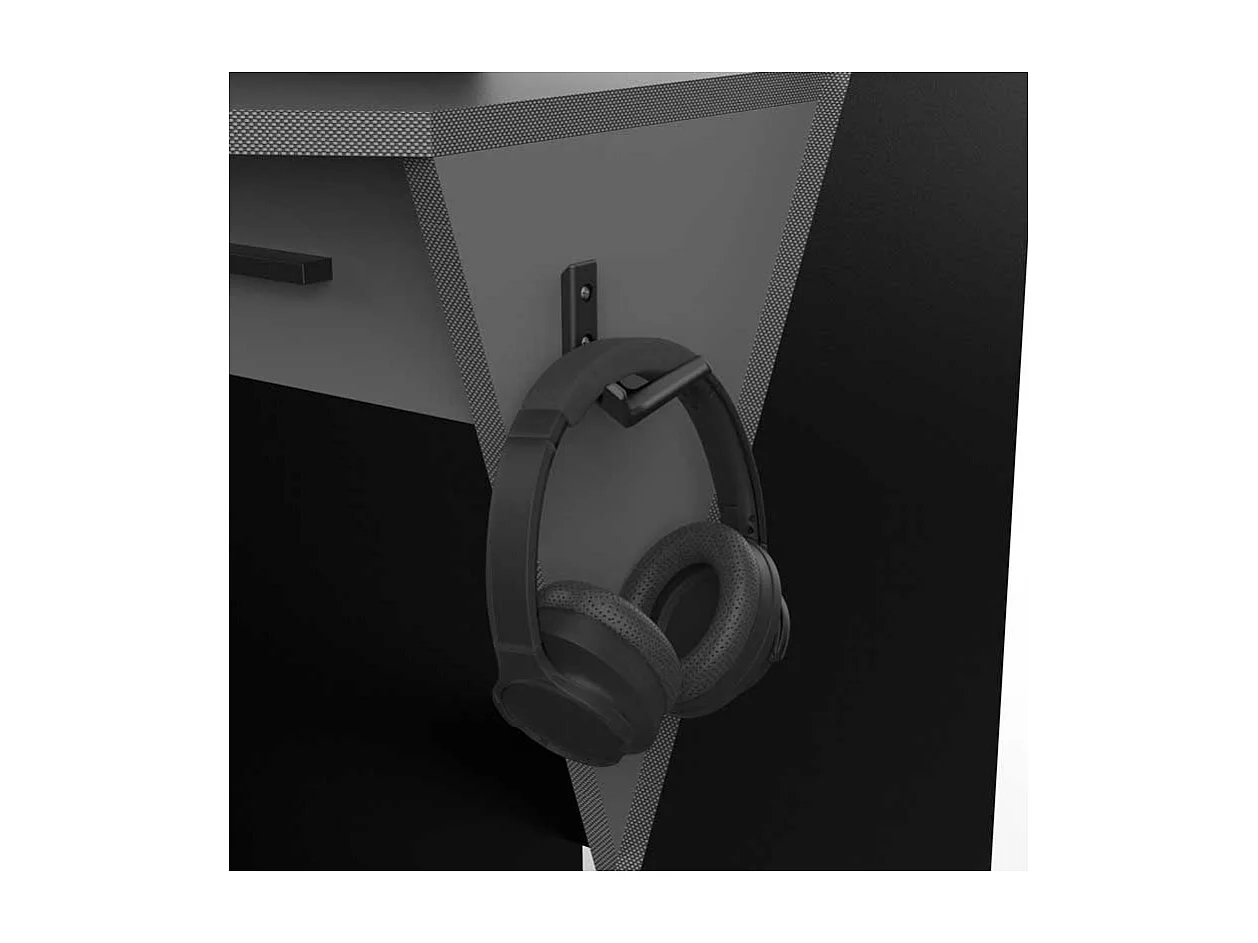 Mesa  Gamer Com Gaveta E Prateleira De Speel