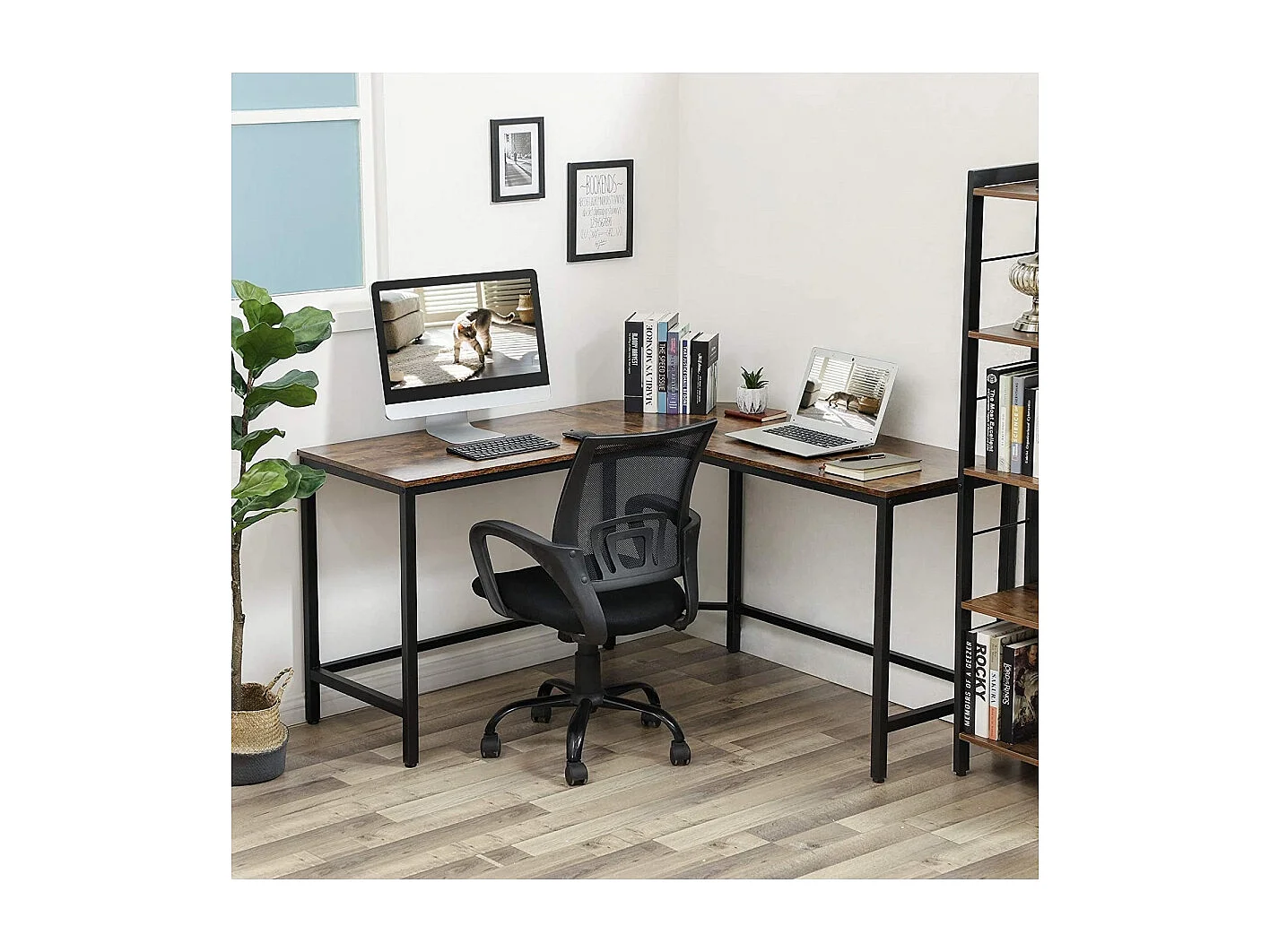 Mesa De Escritorio En L Vasagle