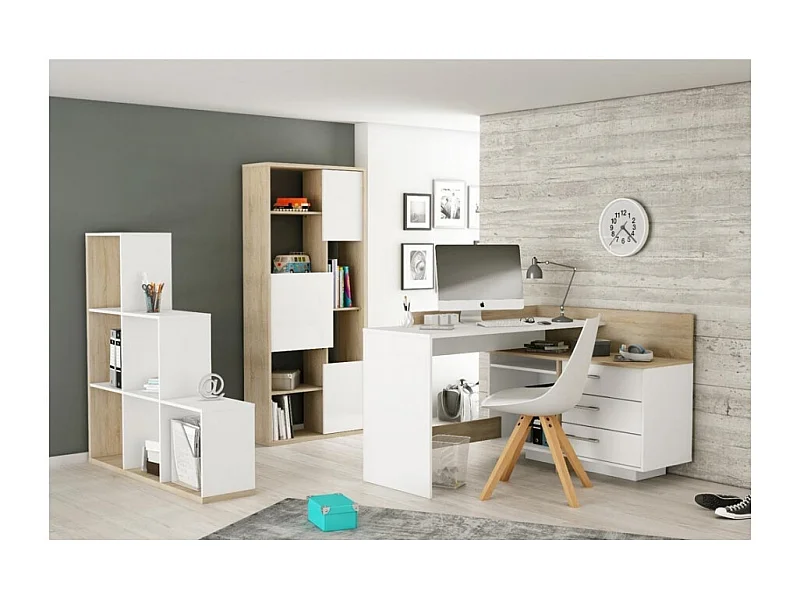 Escritorio En L Con Cajones Mirlo