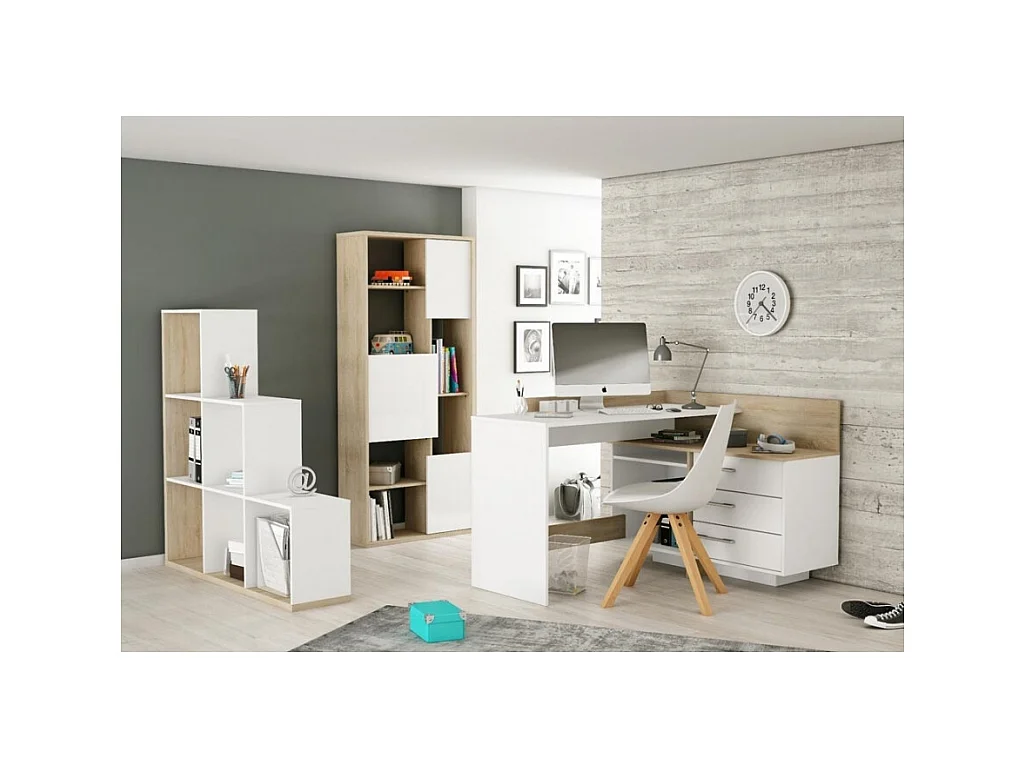 Escritório Em L Com Gavetas Mirlo