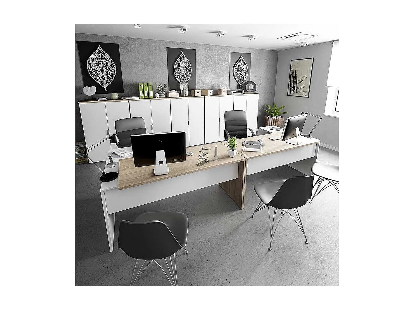 Escritorio Bicolor Sama