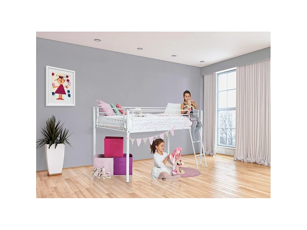 Cama Semi Alta Metálica Thelma