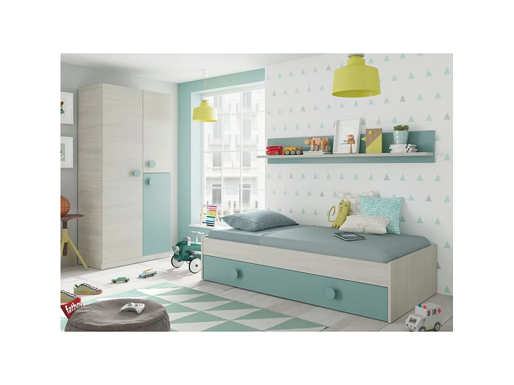 Armario Juvenil Con Estantes Ananda