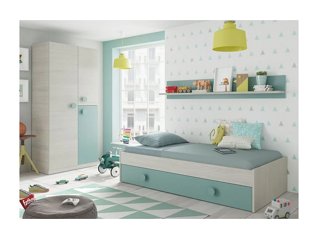 Armario Juvenil Con Estantes Ananda