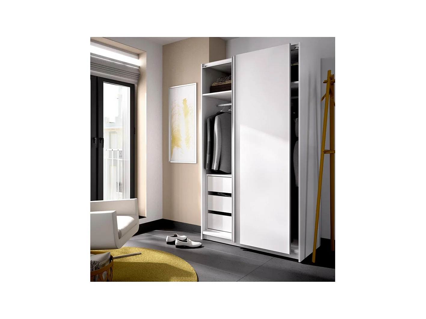 Armario Puertas Correderas 120 Cm Armu