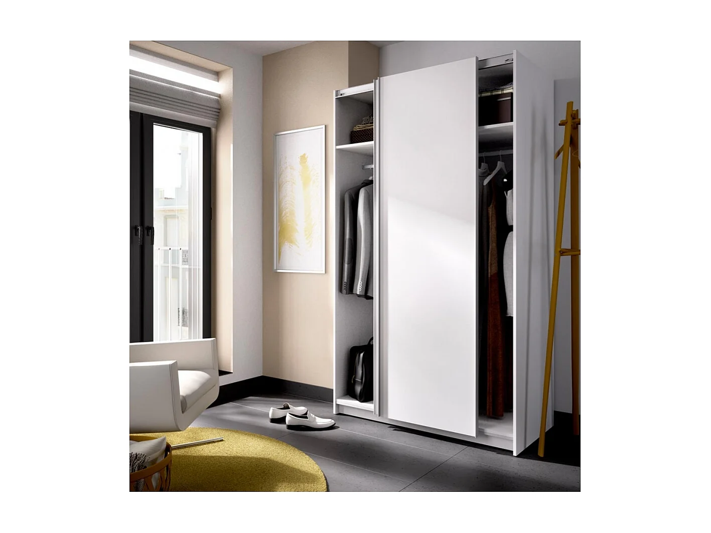 Armario Puertas Correderas 120 Cm Armu