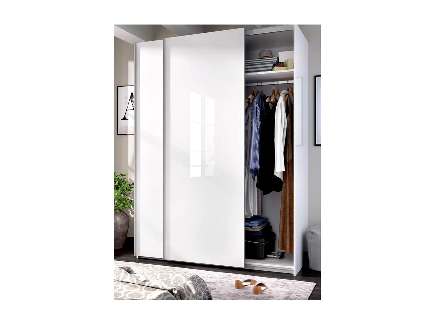 Armario 2 Puertas Correderas Stef