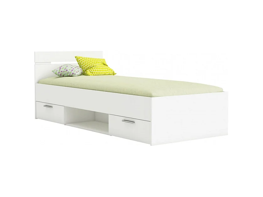 Cama Individual Con Cajones Tiana