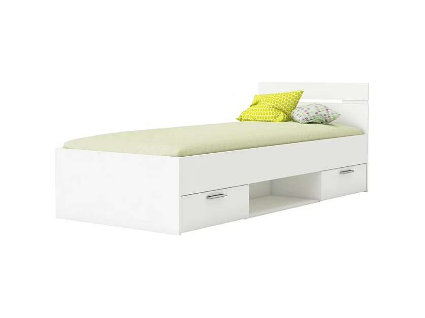 Cama Individual Con Cajones Tiana