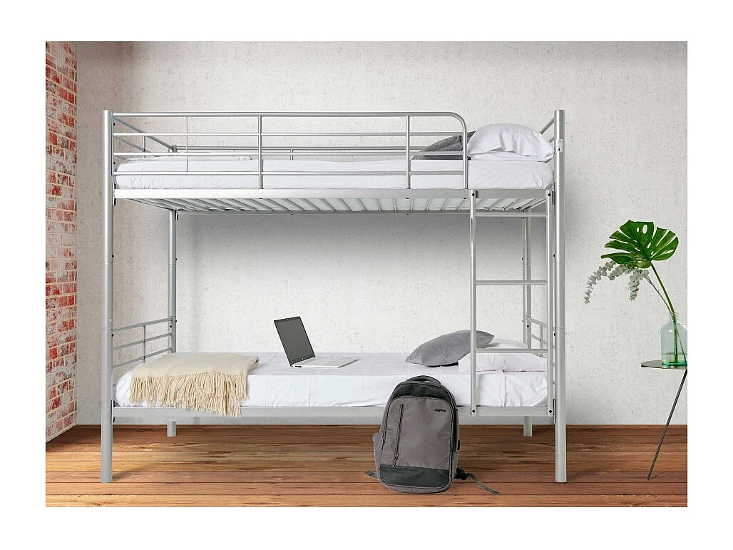 Litera Twins Divisible - Plata - 80 X 190