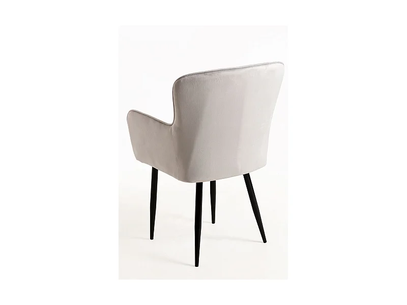 Packs Sillas Comedor - Pack 4 Sillas Dalye Terciopelo - Gris