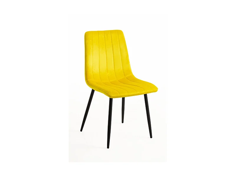 Packs Sillas Comedor - Pack 4 Sillas Liny Terciopelo - Amarillo