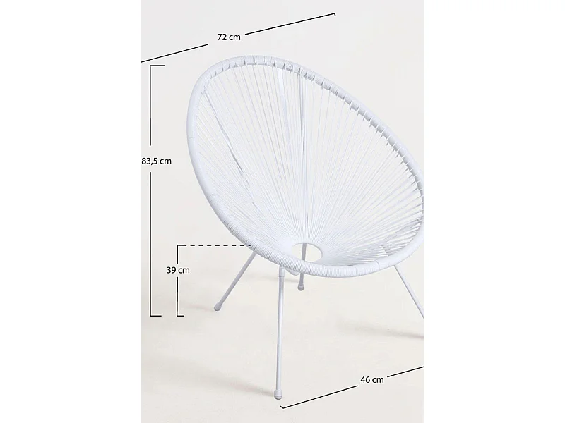 Packs Sillas - Pack 6 Sillas Karibic - Blanco