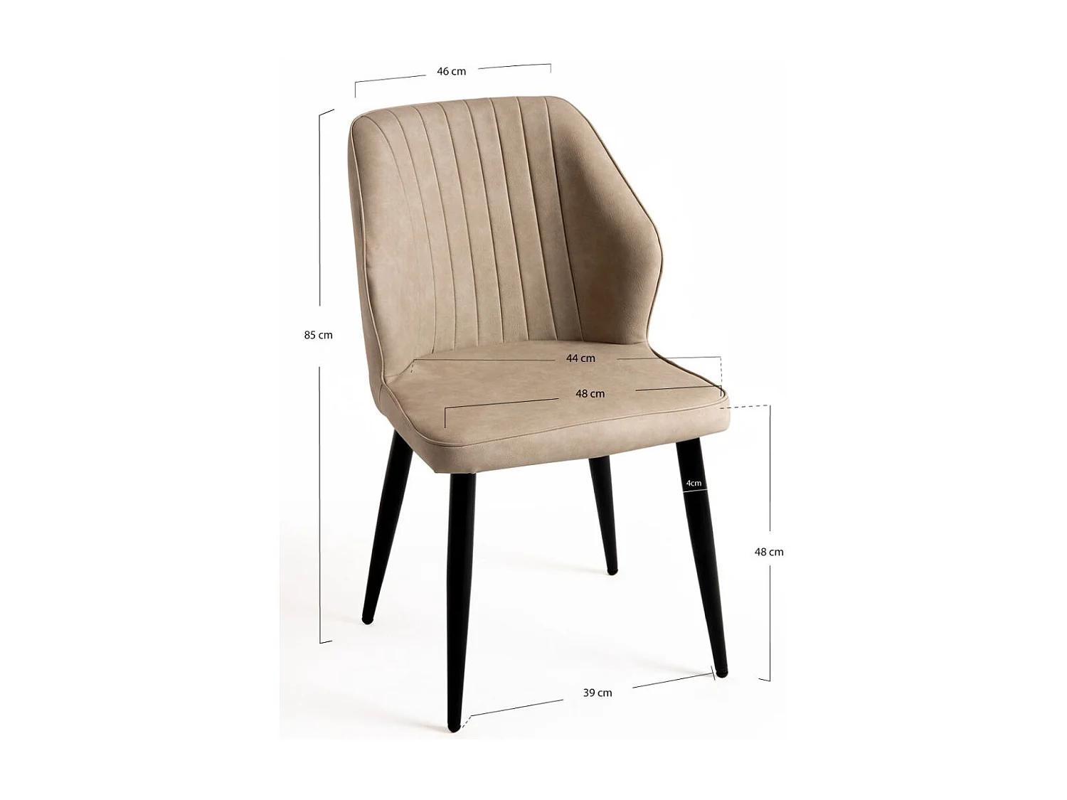 Packs Sillas Comedor - Pack 4 Sillas Wenye - Beige