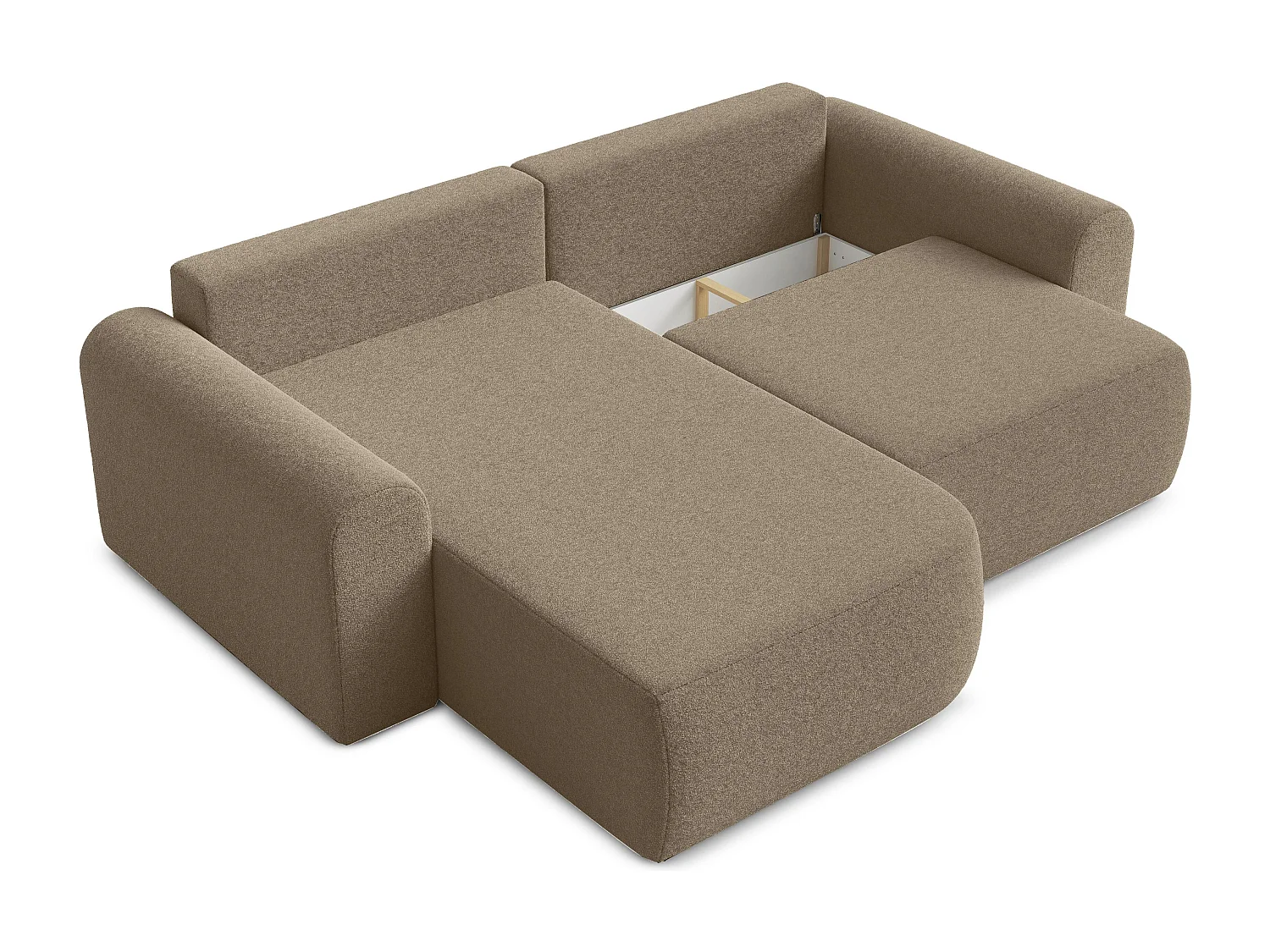 AX LIVING slaapbank Otterton 250 cm bruin L