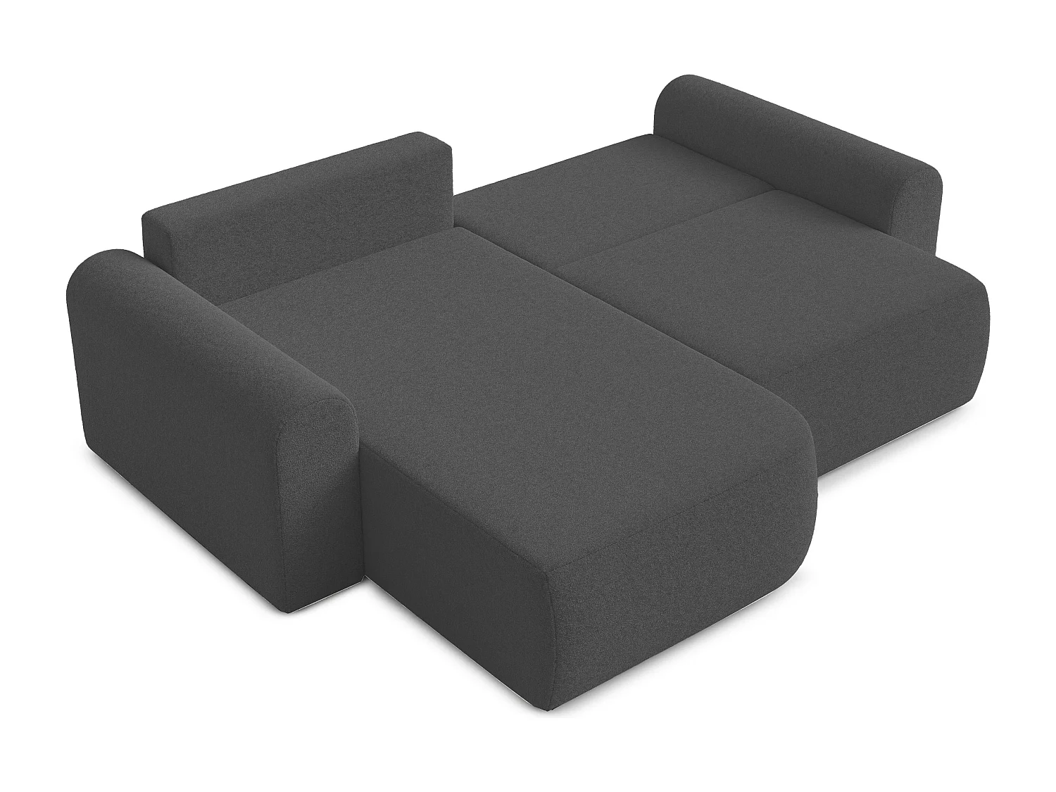 AX LIVING slaapbank Otterton 250 cm donkergrijs L