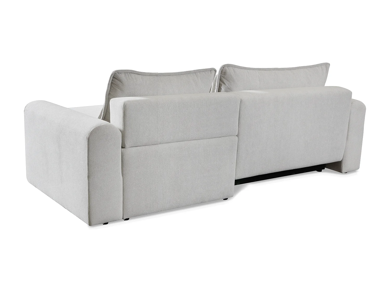 AX LIVING Sofa L beige Matelica Couch Sofa L Form mit Bettkasten 264cm