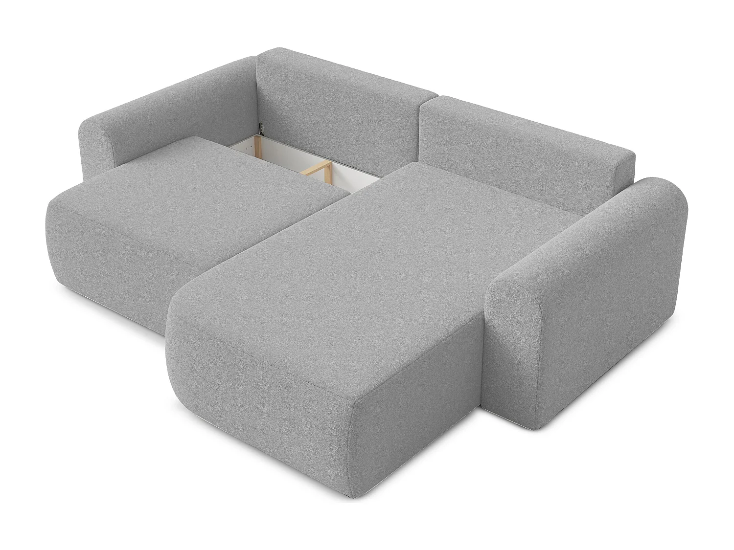 AX LIVING slaapbank Otterton 250 cm lichtgrijs R