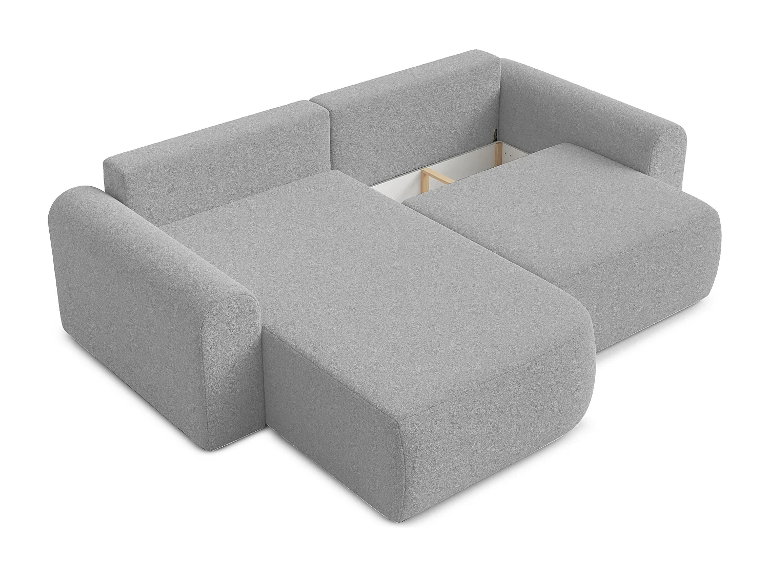 AX LIVING slaapbank Otterton 250 cm lichtgrijs L