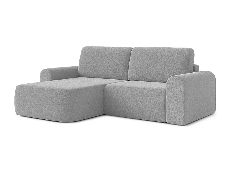 AX LIVING canapé 250 cm de large avec fonction de couchage Otterton en gris clair G