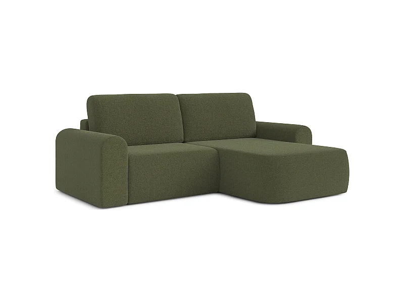 AX LIVING Sofa 250 cm breit mit Schlaffunktion Otterton in Olivgrün R