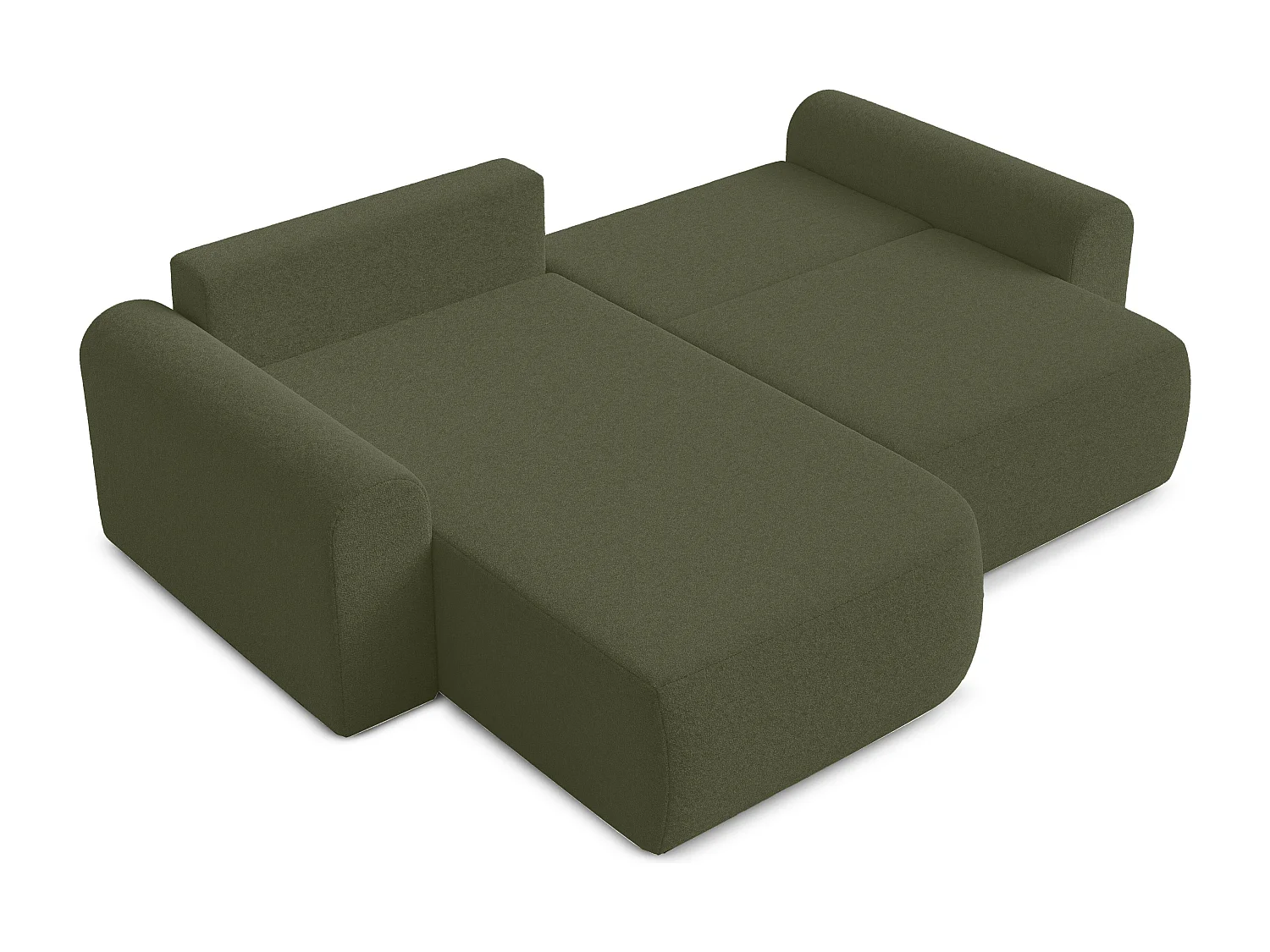 AX LIVING slaapbank Otterton 250 cm olijfgroen L