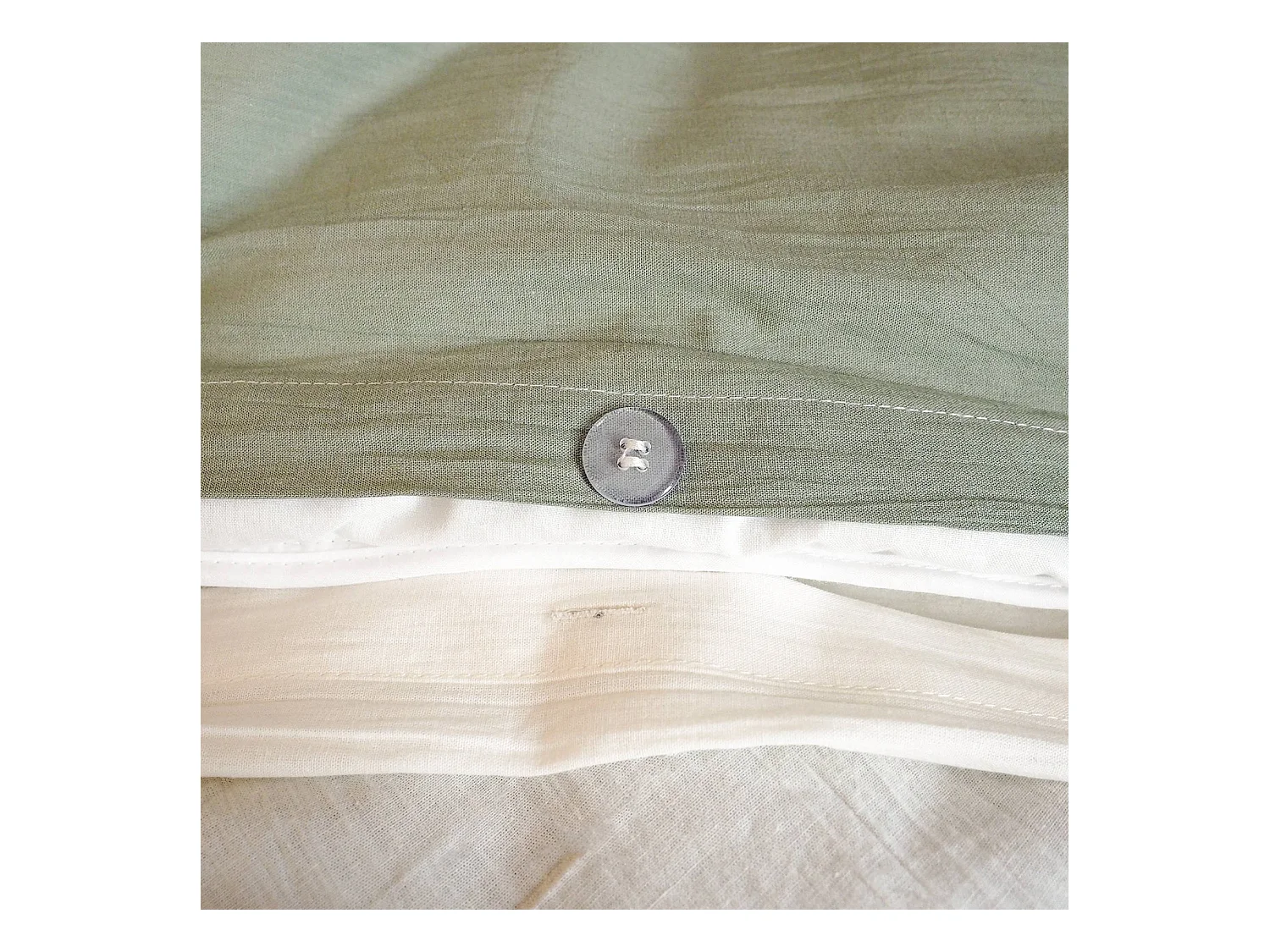 Juego de funda nórdica de algodón estampado vegetal, 2 plazas