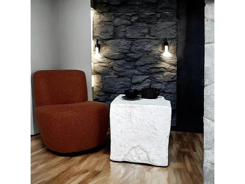 Sellette effet pierre 46 cm TRINITE