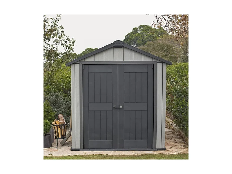 Casetta in resina BROSSIUM® OAKLAND 7511 - 8m² - Grigio