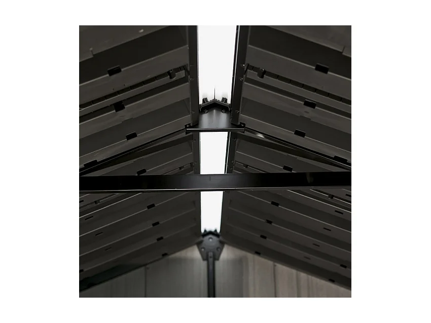 Casetta in resina BROSSIUM® OAKLAND 7511 - 8m² - Grigio